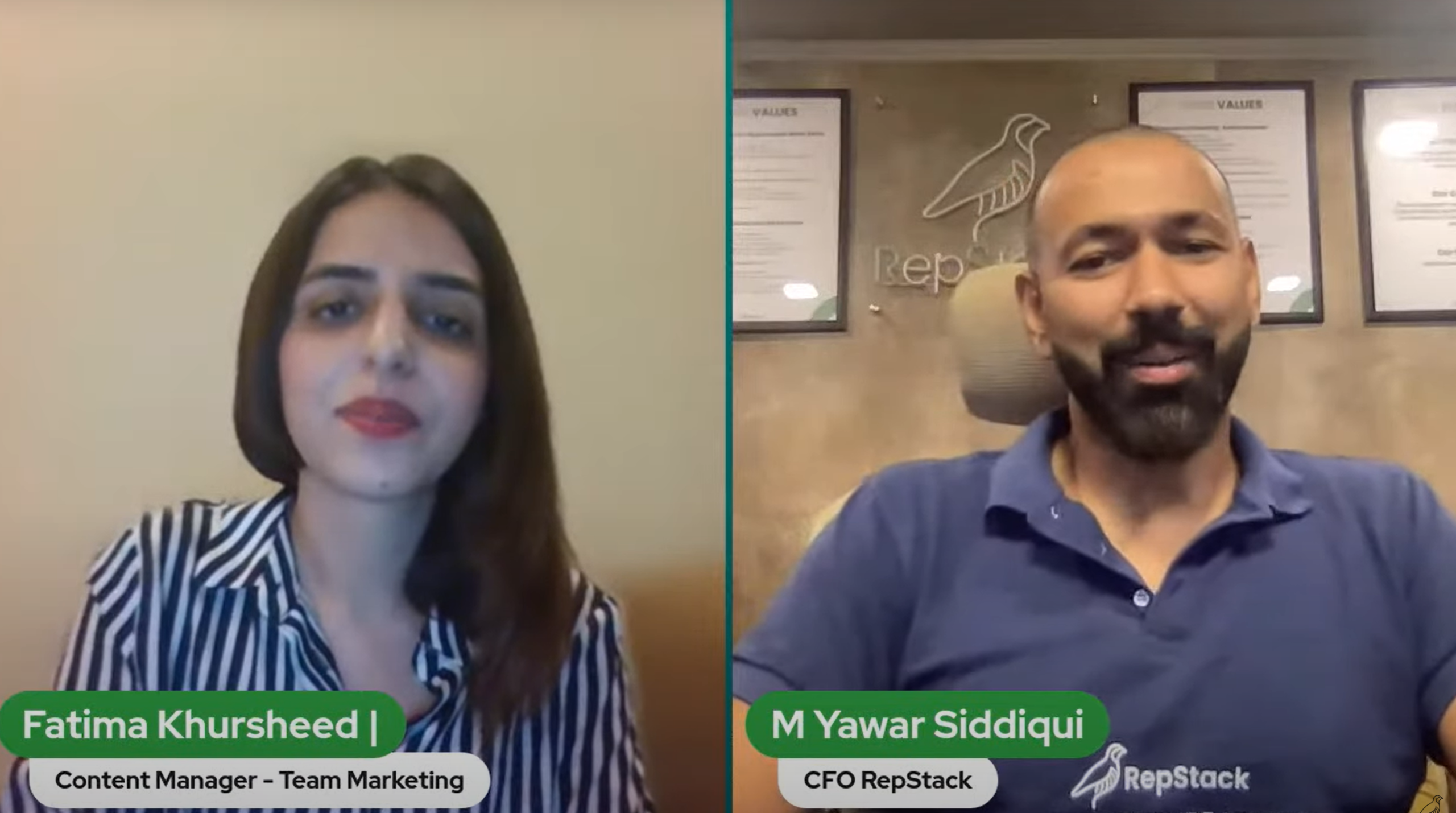 Fatima Khursheed & Yawar Career