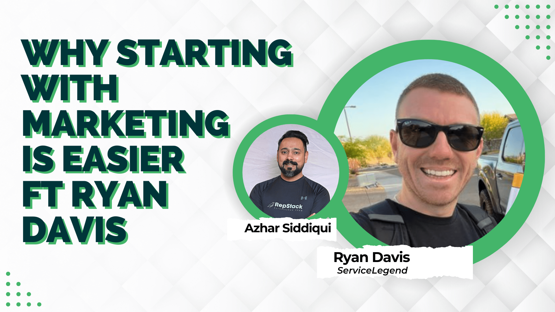 Why Starting with Marketing is Easier ft Ryan Davis